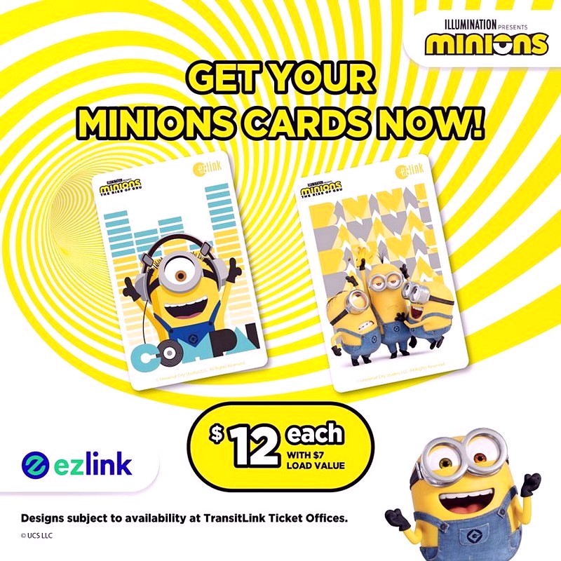 EZ-Link-ALL-NEW-Minions-Card-for-Collection-2021-Singapore-Warehouse-Sale-Clearance-Yellow Today Onwards: Get Your Minions Themed EZ-Link Cards Now at TransitLink Ticket Offices Islandwide in Singapore