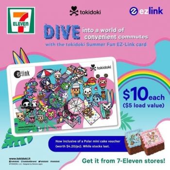 EZ-Link-Summer-Fun-Promotion-350x350 14 Jun 2021 Onward: Tokidoki Summer Fun Ez-link Card Promotion at 7-Eleven