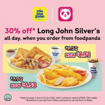 FoodPanda-Long-John-Silvers-30-OFF-Promotion-350x350 7-14 Jun 2021: FoodPanda Long John Silver's 30% OFF Promotion