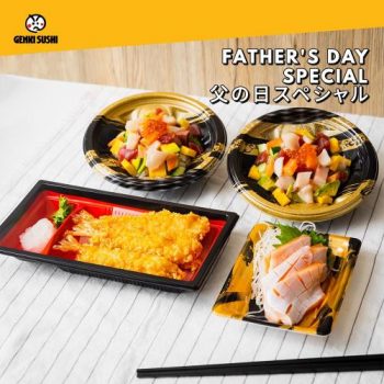 Genki-Sushi-Fathers-Day-Special-Promotion-350x350 14 Jun 2021 Onward: Genki Sushi Father's Day Special  Promotion