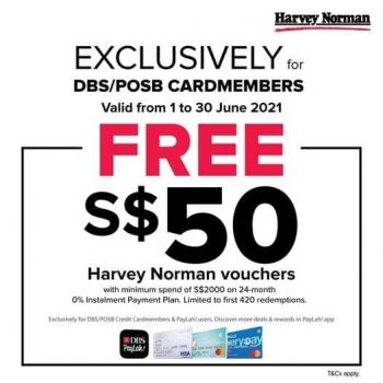 Harvey-Norman-Cardmember-Promotion-350x350 7-30 Jun 2021: Harvey Norman Cardmember Promotion