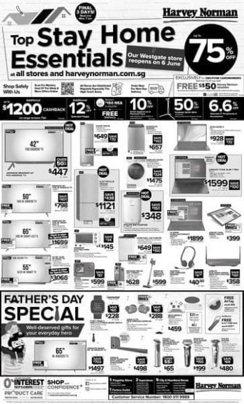Harvey-Norman-Home-Essentials-Promotion-350x579 5-11 Jun 2021: Harvey Norman Home Essentials Promotion