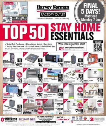 Harvey-Norman-Stay-bHome-Essential-Promotion-350x416 3-7Jun 2021: Harvey Norman Stay Home Essential Promotion