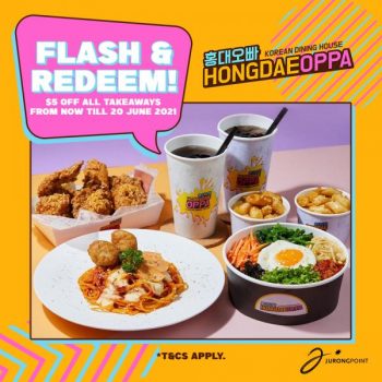 Hongdae-Oppa-Jurong-Point-5-OFF-Promotion--350x350 15-20 Jun 2021: Hongdae Oppa Jurong Point $5 OFF Promotion