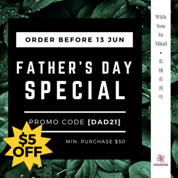 Humming-Flowers-Gifts-Fathers-Day-Special-Promotion-350x350 9-13 Jun 2021: Humming Flowers & Gifts Father's Day Special Promotion