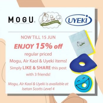 Isetan-Mogu-Air-Kaol-Uyeki-Items-Sale-350x350 4-15 Jun 2021: Isetan Mogu, Air Kaol & Uyeki Items Sale