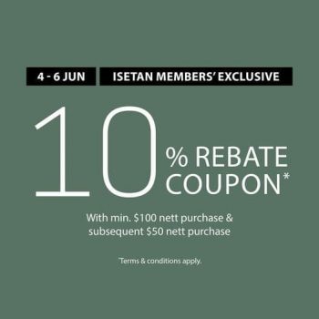 Isetan-Rebate-Coupon-Promotion-350x350 4-6 Jun 2021: Isetan Rebate Coupon Promotion