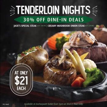 Jacks-Place-Tenderloin-Nights-30-OFF-Dine-In-Deals-Promotion--350x350 23 Jun 2021 Onward: Jack's Place Tenderloin Nights 30% OFF Dine-In Deals Promotion