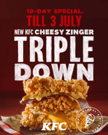 KFC-Cheezy-Zinger-Triple-Down-Promotion-350x438 23 Jun-3 Jul 2021: KFC Cheezy Zinger Triple Down Promotion