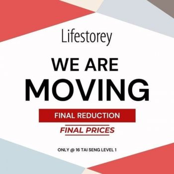 Lifestorey-Final-Reduction-Promotion-350x350 11 Jun 2021 Onward: Lifestorey Final Reduction Sale at Tai Seng