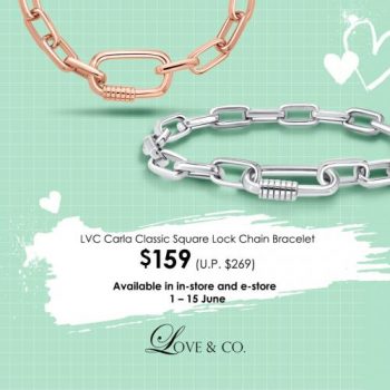 Love-Co-LVC-Carla-Square-Lock-Chain-Bracelet-Promotion-350x350 1-15 Jun 2021: Love & Co LVC Carla Square Lock Chain Bracelet Promotion