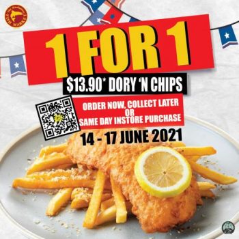 Manhattan-Fish-Market-1-For-1-Dory-N-Chips-Promotion--350x350 14-17 Jun 2021: Manhattan Fish Market 1 For 1 Dory N Chips Promotion