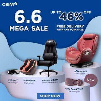 OSIM-6.6-Mega-Sale-350x350 6 Jun 2021: OSIM 6.6 Mega Sale