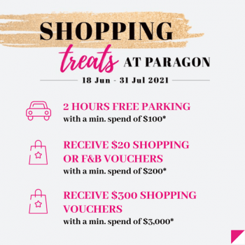 Paragon-Shopping-Promotion-at-Orchard-Road-350x350 18 Jun-31 Jul 2021: Paragon Shopping Centre Shopping Treats Promotion at Orchard Road