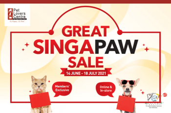 Pet-Lovers-Centre-Great-SingaPaw-Sale-350x233 14 Jun-18 Jul 2021: Pet Lovers Centre Great SingaPaw Sale