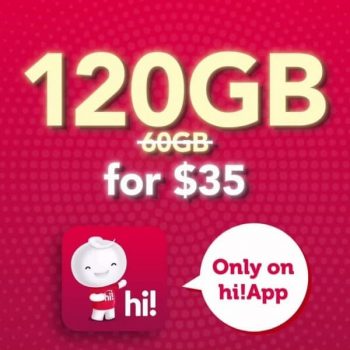 SINGTEL-120GB-Promotion-350x350 28-30 Jun 2021: SINGTEL Prepaid’s 4-Week $35 Ultimate Plan Promotion on hi!App