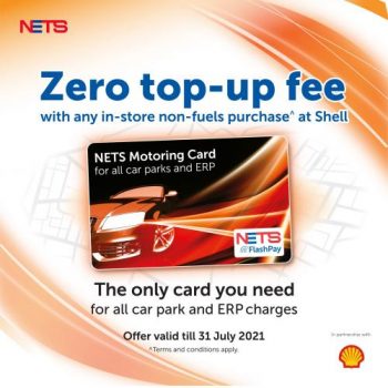 Shell-NETS-Motoring-Card-Zero-Top-Up-Fee-Promotion-350x350 9 Jun-31 Jul 2021: Shell NETS Motoring Card Zero Top-Up Fee Promotion