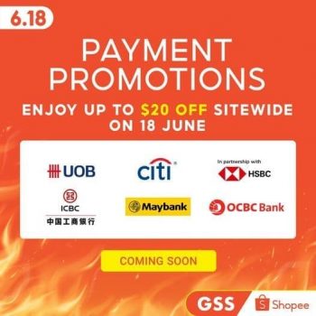 Shopee-6.18-Great-Shopee-Sale-350x350 14 Jun 2021 Onward: Shopee Payment Promotion on 6.18 Great Shopee Sale