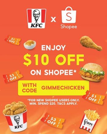 Shopee-KFC-10-OFF-Promo-Code-Win-Vouchers-Promotion-350x437 14-27 Jun 2021: Shopee KFC $10 OFF Promo Code & Win Vouchers Promotion