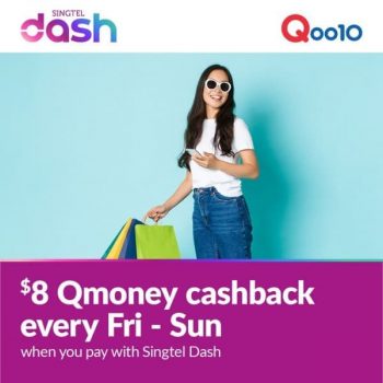 Singtel-Dash-Cshback-Promotion-350x350 4-27 Jun 2021: Singtel Dash Cashback Promotion at Qoo10