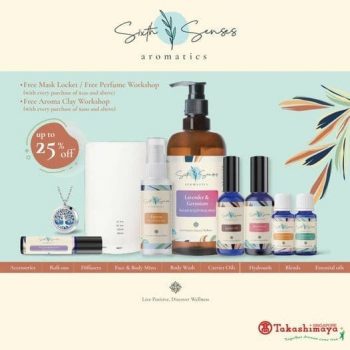 Sixth-Senses-Aromatics-Wonderful-Deals-at-Takashimaya--350x350 25-30 Jun 2021: Sixth Senses Aromatics Wonderful Deals  at Takashimaya