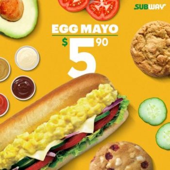 Subway-Egg-Mayo-@-5.90-Promotion-350x350 9 Jun 2021 Onward: Subway Egg Mayo @ $5.90 Promotion