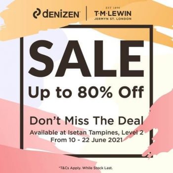 T.M-Lewin-and-Denizen-Sale-at-Isetan-Tampines-350x350 10-22 Jun 2021: T.M Lewin and Denizen Sale at Isetan Tampines