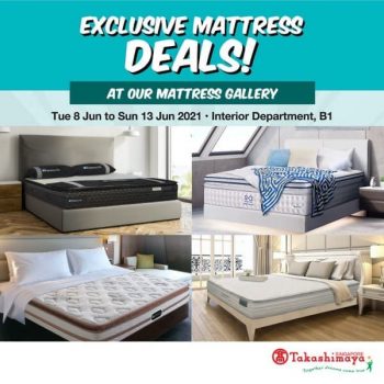 Takashimaya-Exclusive-Mattress-Deal-350x350 8-13 Jun 2021: Takashimaya Exclusive Mattress Deal