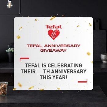 Tefal-65th-Anniversary-Giveaways-1-350x350 12-20 Jun 2021: Tefal 65th Anniversary Giveaways