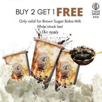 Tiger-Sugar-Buy-2-Get-1-Free-Promotion-350x350 22 Jun 2021 Onward: Tiger Sugar Buy 2 Get 1 Free Promotion