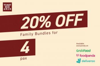 Toast-Box-Family-Bundles-20-OFF-Promotion-on-GrabFood-FoodPanda-Delivero-350x232 14 Jun 2021 Onward: Toast Box Family Bundles 20% OFF Promotion on GrabFood, FoodPanda & Delivero