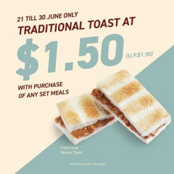 Toast-Box-Traditional-Toasts-@-1.50-Promotion1-350x350 21-30 Jun 2021: Toast Box Traditional Toasts @ $1.50 Promotion