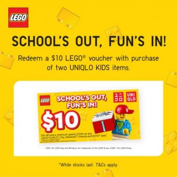 Uniqlo-School-Holiday-FREE-LEGO-Voucher-Promotion-350x350 15-27 Jun 2021: Uniqlo School Holiday FREE LEGO Voucher Promotion