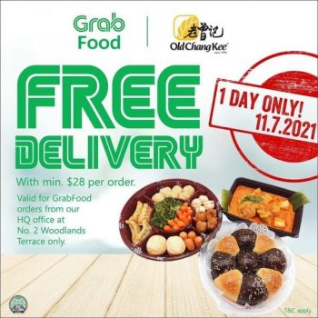 11-Jul-2021-Old-Chang-Kee-Free-Delivery-Promotion-via-Grabfood-350x350 11 Jul 2021: Old Chang Kee Free Delivery Promotion via Grabfood