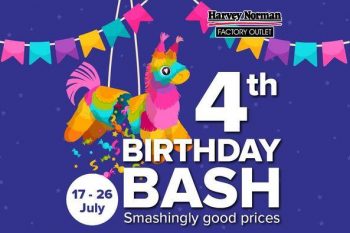 17-26-July-2021-Harvey-Norman-4th-Birthday-Bash-Promotion--350x233 17-26 July 2021: Harvey Norman 4th Birthday Bash Promotion