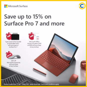 20-Jul-2021-Onward-COURTS-Tech-Sale-350x350 20 Jul 2021 Onward: Microsoft Surface Pro 7 on COURTS Tech Sale