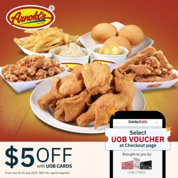 3-31-Jul-2021-Arnolds-Fried-Chicken-UOB-Card-5-OFF-Promotion--350x350 3-31 Jul 2021: Arnold's Fried Chicken UOB Card $5 OFF Promotion