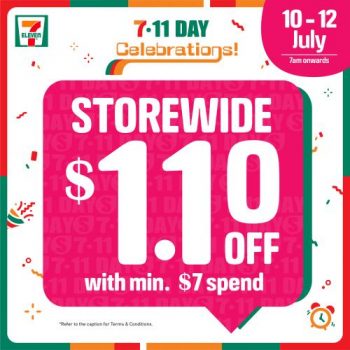 7-Eleven-7.11-Day-Storewide-1.10-OFF-Promotion--350x350 10-12 Jul 2021: 7-Eleven 7.11 Day Storewide $1.10 OFF Promotion