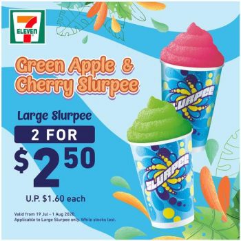 7-Eleven-Large-Slurpee-2-@-2.50-Promotion-350x350 19 Jul-1 Aug 2021:7-Eleven Large Slurpee 2 @ $2.50 Promotion