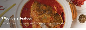 7-Wonders-Seafood-Cashback-Promotion-with-DBS--350x122 21 Jul 2021-13 Mar 2022: 7 Wonders Seafood  Cashback Promotion with DBS