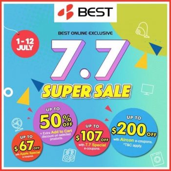 BEST-Denki-7.7-Super-Sale-350x350 1-12 Jul 2021: BEST Denki 7.7 Super Sale