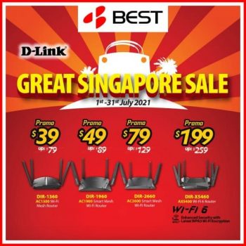 BEST-Denki-Great-Singapore-Sale-with-D-Link-350x350 1-31 July 2021: D-Link Great Singapore Sale at BEST Denki