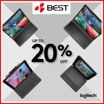 BEST-Denki-Logitech-Tablet-Keyboard-for-Apple-Promotion-350x350 16-31 July 2021: BEST Denki Logitech Tablet Keyboard for Apple Promotion
