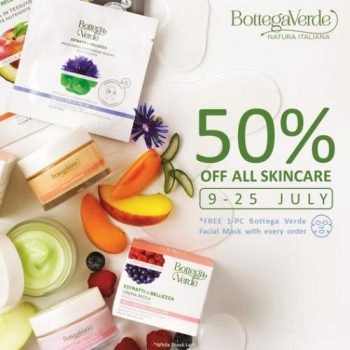 BHG-Bottega-Verde-Skincare-50-OFF-Promotion-350x350 9-25 Jul 2021: BHG Bottega Verde Skincare 50% OFF Promotion