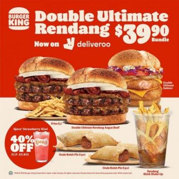 Burger-King-Double-Ultimate-Rendang-Bundle-@-39.90-Promotion--350x350 10 Jul 2021 Onward: Burger King Double Ultimate Rendang Bundle @ $39.90 Promotion on Deliveroo