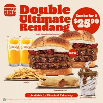 Burger-King-Double-Ultimate-Rendang-Combo-Promotion--350x350 17 Jul 2021 Onward: Burger King Double Ultimate Rendang Combo Promotion