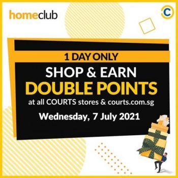 COURTS-DOUBLE-HomeClub-Points-Promotion-350x350 7 Jul 2021: COURTS DOUBLE HomeClub Points Promotion