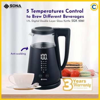COURTS-SONA-1.7L-Double-Layer-Glass-Kettle-Promotion-350x350 26 Jul 2021 Onward: COURTS  SONA 1.7L Double Layer Glass Kettle Promotion