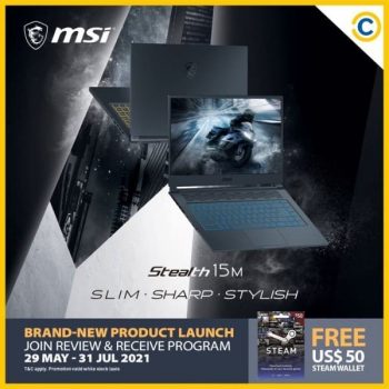 COURTS-Stealth-15M-Promotion-350x350 3 Jul 2021 Onward: COURTS MSI 11th Gen Gaming Laptops Promotion