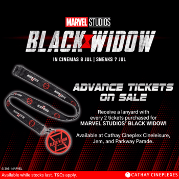 Cathay-Cineplexes-Black-Widow-PromotionCathay-Cineplexes-Black-Widow-Promotion-350x350 8 Jul 2021: MARVEL STUDIOS Black Widow Promotion at Cathay Cineplexes